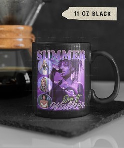 Take a Trip Down Memory Lane with this Summer Walker Retro Tribute Coffee Mug for Fans and Collectors