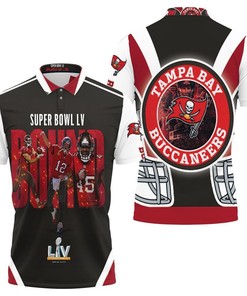 Tampa Bay Buccaneers 2021 Super Bowl Bound 3D All Over Print Polo Shirt