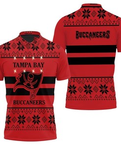 Tampa Bay Buccaneers Light Up Ugly Christmas 3D Polo Shirt - For Nfl Fans