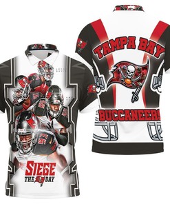 Tampa Bay Buccaneers Nfc South Division Champions 3D Polo Shirt- Super Bowl 2021