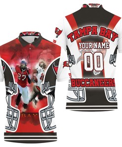 Tampa Bay Buccaneers Nfc South Division Champions Helmet 3D Polo Shirt - Super Bowl 2021