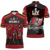 Tampa Bay Buccaneers Nfl 2021 Champions Liv 1 Polo Shirt - 3D Printed For Fans