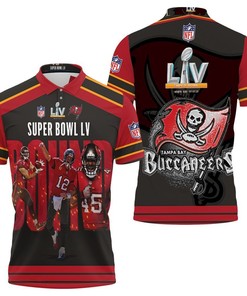 Tampa Bay Buccaneers Nfl 2021 Champions Liv 1 Polo Shirt - 3D Printed For Fans