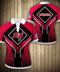 Tampa Bay Buccaneers Square Lattice Polo Shirt - Unique Design For Nfl Fans