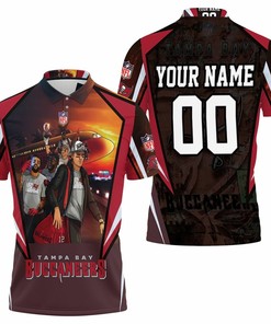 Tampa Bay Buccaneers Super Bowl 2021 Nfc South Champions Division Personalized All Over Print Polo Shirt