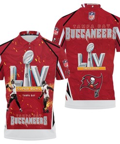 Tampa Bay Buccaneers Super Bowl 2021 Nfc South Division Champions Liv 3D All Over Print Polo Shirt - Ideal For Fans