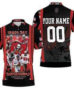 Tampa Bay Buccaneers Super Bowl 2021 Nfc South Division Champions Personalized All Over Print Polo Shirt