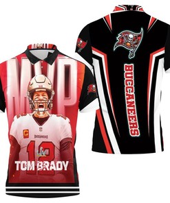 Tampa Bay Buccaneers Super Bowl Lv Mvp 3D All Over Print Polo Shirt- Tom Brady Fan Gift