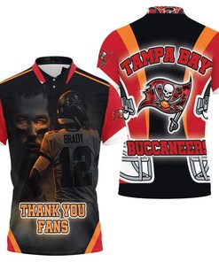 Tampa Bay Buccaneers Tom Brady 12 For Fans 3D All Over Print Polo Shirt With Polo Collar
