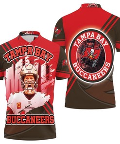 Tampa Bay Buccaneers Tom Brady 12 Super Bowl Champions 2021 3D All Over Print Polo Shirt For Fans With All Over Print