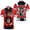 Tampa Bay Buccaneers Tom Brady And Team 2021 Nfl Champions 3D All Over Print Polo Shirt With All Over Print
