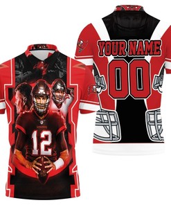 Tampa Bay Buccaneers Tom Brady And Team 2021 Nfl Champions Personalized 3D All Over Print Polo Shirt