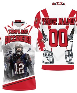 Tampa Bay Buccaneers Tom Brady Champions Personalized 3D All Over Print Polo Shirt Gift With Personalization