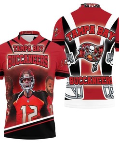 Tampa Bay Buccaneers Tom Brady Nfl Champions 2021 3D All Over Print Polo Shirt With All Over Print