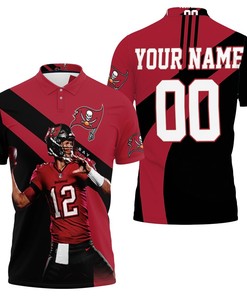 Tampa Bay Buccaneers Tom Brady Throw Ball For Fans Personalized 3D All Over Print Polo Shirt With Personal Touch