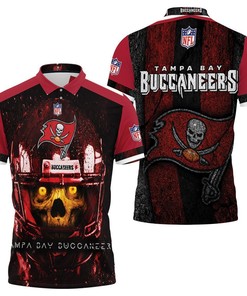 Tampa Bay Buccaneers Yellow Skull Nfc South Division Champions Super Bowl 2021 3D All Over Print Polo Shirt