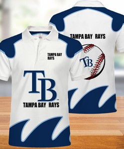 Tampa Bay Rays Button Up Athletic Polo Shirt - Elegant And Sporty Design