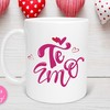 Te Amo Love You Valentine's Day Mug Gift Set - Girlfriend or Boyfriend Mug