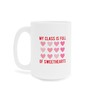 Teacher Valentine's Mug - Heart Candy - Coffee Lover - Teacher Appreciation Gift Set