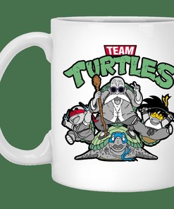 Team Turtles Double Valentine's Day Mug Set for Couples