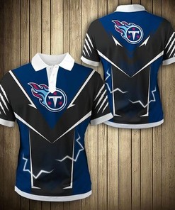 Tennessee Titans Flame Polo Shirt - Bold Fan Gear