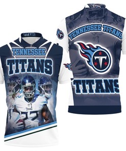 Tennessee Titans Logo 3D Polo Shirt - Super Bowl 2021 Afc South Division Champions - Great For Sportswear Lovers