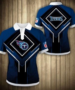Tennessee Titans Square Lattice Polo Shirt - Stylish Fan Gear
