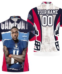 Tennessee Titans Super Bowl 2021 Afc South Division Personalized Polo Shirt - A.J.Brown 11 - Ideal Gift For Fans