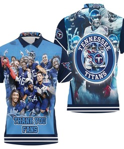 Tennessee Titans Thank You Fan 3D All Over Print Polo Shirt - Afc South Division Champs Super Bowl 2021 - Great For Fans