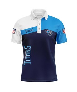Tennessee Titans Women'S Polo Shirt - Button-Up Fan Gear