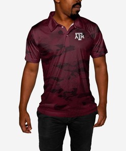 Texas A&M Aggies Camouflage 3D Polo Shirt - Unique And Daring Design