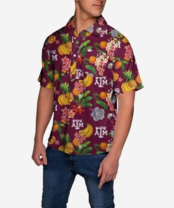 Texas A&M Aggies Fruit Flair All Over Print Polo Shirt - Bold And Fun Design