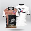 Texas Drink Beer Golf Ball Printed Polo Shirt - Fun And Light-Hearted Design With Polo Collar