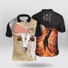 Texas Longhorn Golf Ball Polo Collar Shirt - Classic And Elegant Design