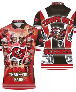 Thank Fan 3D All Over Print Polo Shirt- Tampa Bay Buccaneers 2021 Nfl Champions Fan Gift