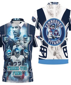 Thank You Fan 3D Polo Shirt - Tennessee Titans Super Bowl 2021 Afc South Division - Perfect For Celebrations