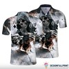 The Ace Skull Gift Men'S Polo Shirt - Perfect Gift For Fans Of Skulls And Cool Fashion