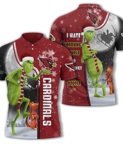 The Grinch Arizona Cardinals Nfl Polo Shirt - Customized And Fashion-Forward For Fans