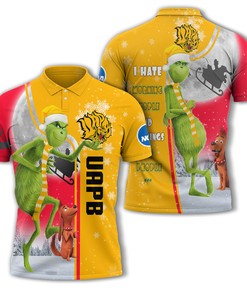 The Grinch Arkansas Pb Golden Lions Ncaa Polo Shirt - Customized And Stylish For Fans