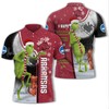 The Grinch Arkansas Razorbacks Ncaa Polo Shirt - Funny Personalized Apparel For Fans