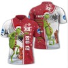 The Grinch Big 12 Conference Ncaa Polo Shirt - Customized Fan Apparel