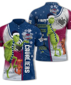 The Grinch Cleveland Cavaliers Nba Polo Shirt - Funny And Unique Fan Apparel