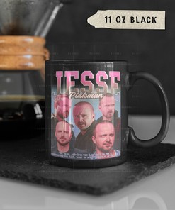 The Perfect Gift for Breaking Bad Fans | Retro Coffee Mug with Jesse Pinkman and Heisenberg Design