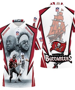 The Pittmans Michael Pittman Jr 11 Tampa Bay Buccaneers Michael Pittman Sr 32 3D All Over Print Polo Shirt Gift For Fans