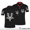 The Skull With Horn Gift Men'S Polo Shirt - Perfect Gift For Fans Of Skulls And Unique Fashion