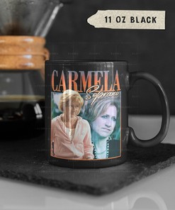 The Sopranos Carmela Soprano Coffee Mug | La Cosa Nostra Homage Retro 90's Vintage Mug
