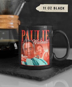The Sopranos Vintage Paulie Walnuts Coffee Mug Featuring the Classic 90s TV Series and Tony Sirico Perfect for Fans
