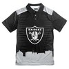 Thematic Polyester 3D All Over Print Las Vegas Raiders Polo T-Shirt - Perfect Present For Fans