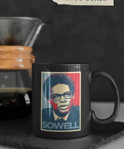 Thomas Sowell Socialism Quote Coffee Mug for Fans of Economics, Featuring Funny and Witty Quotes