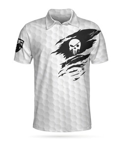 Tiger Golf Skull 3D All Over Printed Polo Shirt - Unique And Bold Design With Polo Collar